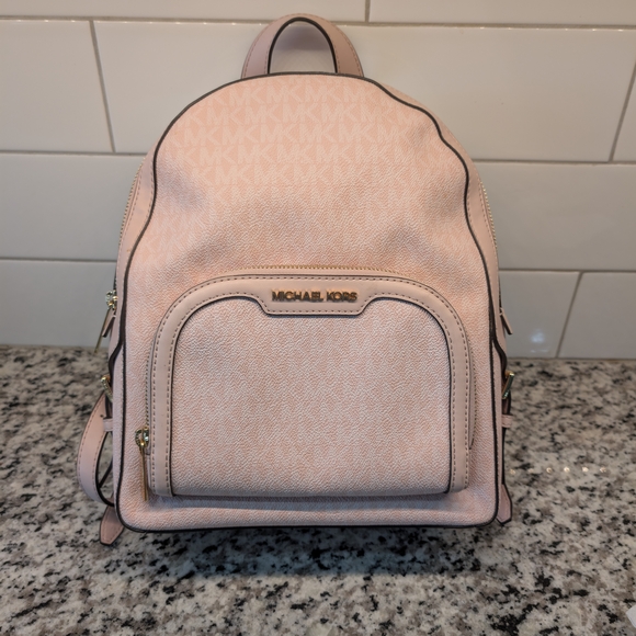 Michael Kors Pink Backpack - Picture 1 of 8
